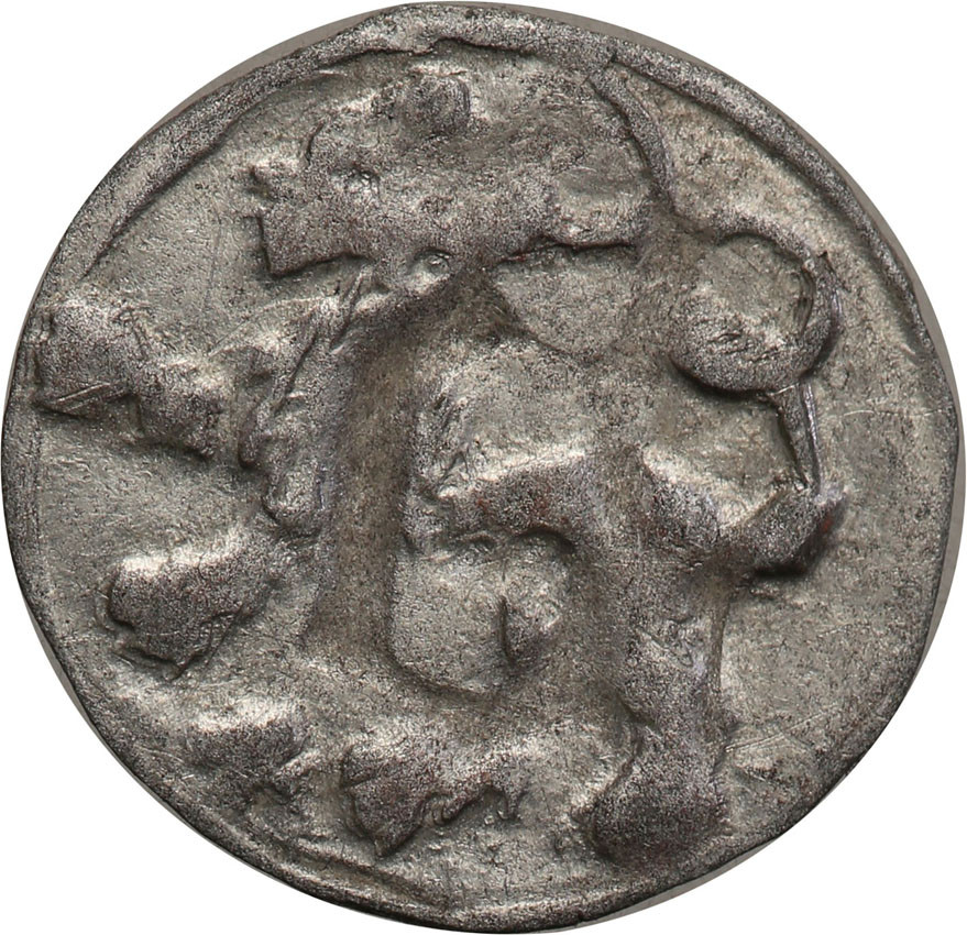 Śląsk, hrabstwo Kłodzkie - Půta z Častolowic 1422-1434, halerz z lat 1422-1435